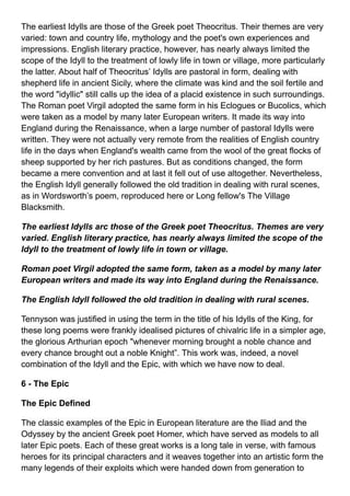 Idyllic Conditions A Background to the Study of English Literature 2nd Edition B. Prasad ...