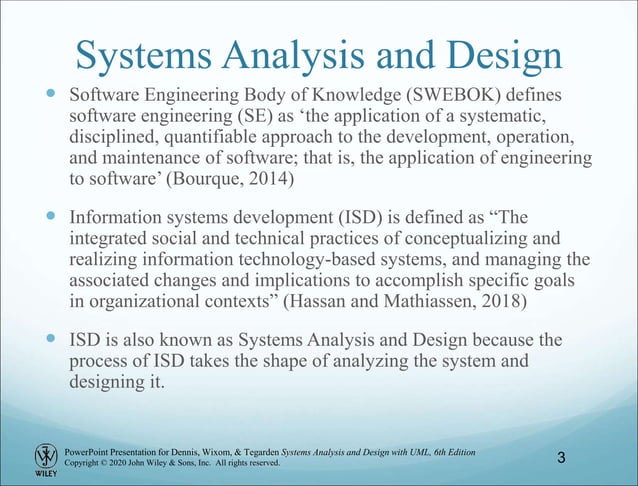 Introduction to Systems Analysis and Design | PPTX