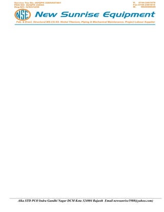 Alka STD PCO Indra Gandhi Nagar DCM Kota 324004 Rajasth Email newsunrise1980@yahoo.com)
 