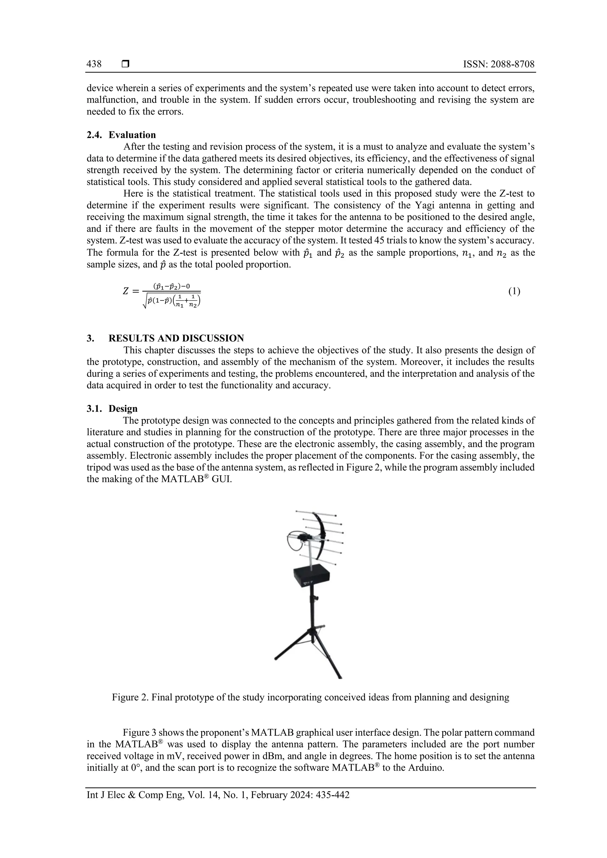 Self-steering Yagi-Uda antenna positioning system for television | PDF