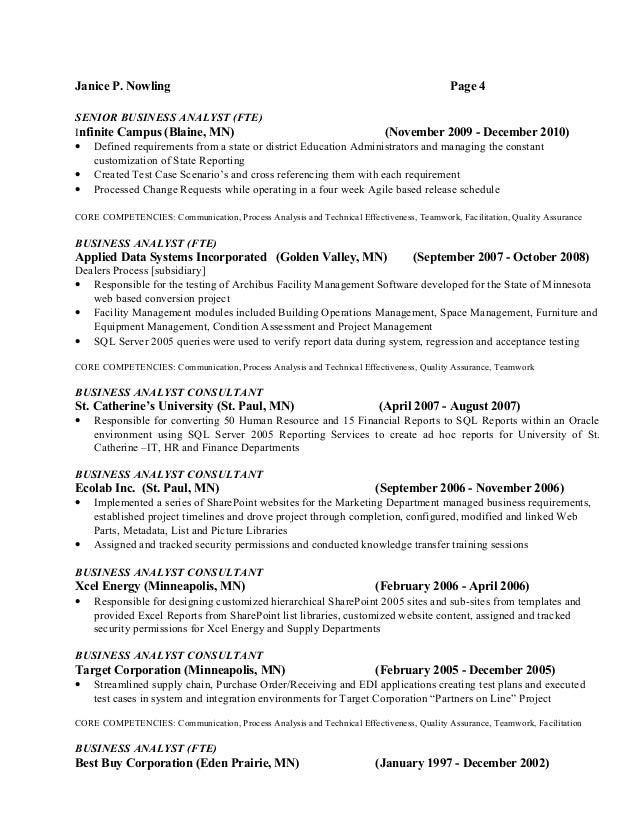 list of core competencies for resumes