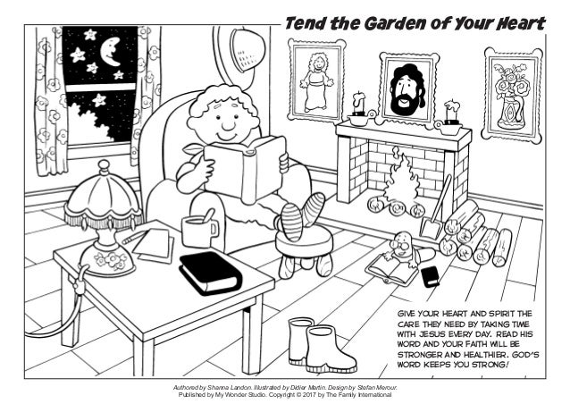 Download Coloring Page: Tend the Garden of Your Heart