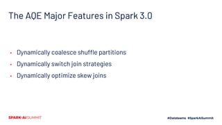 Adaptive Query Execution: Speeding Up Spark SQL at Runtime | PDF