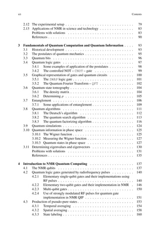 NMR quantum information processing 1st ed Edition Ivan Oliveira | PDF