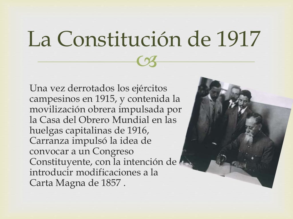 Constitucion de 1917