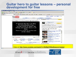 Guitar hero to guitar lessons – personal development for free Video at:  http://www.youtube.com/watch?v=flk8BpFIOSs&featur...