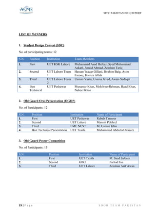 SPDC-Pakistan-2013-Report | PDF | Business Expos & Conferences | Events