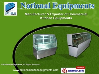 Manufacturer & Exporter of Commercial
        Kitchen Equipments
 