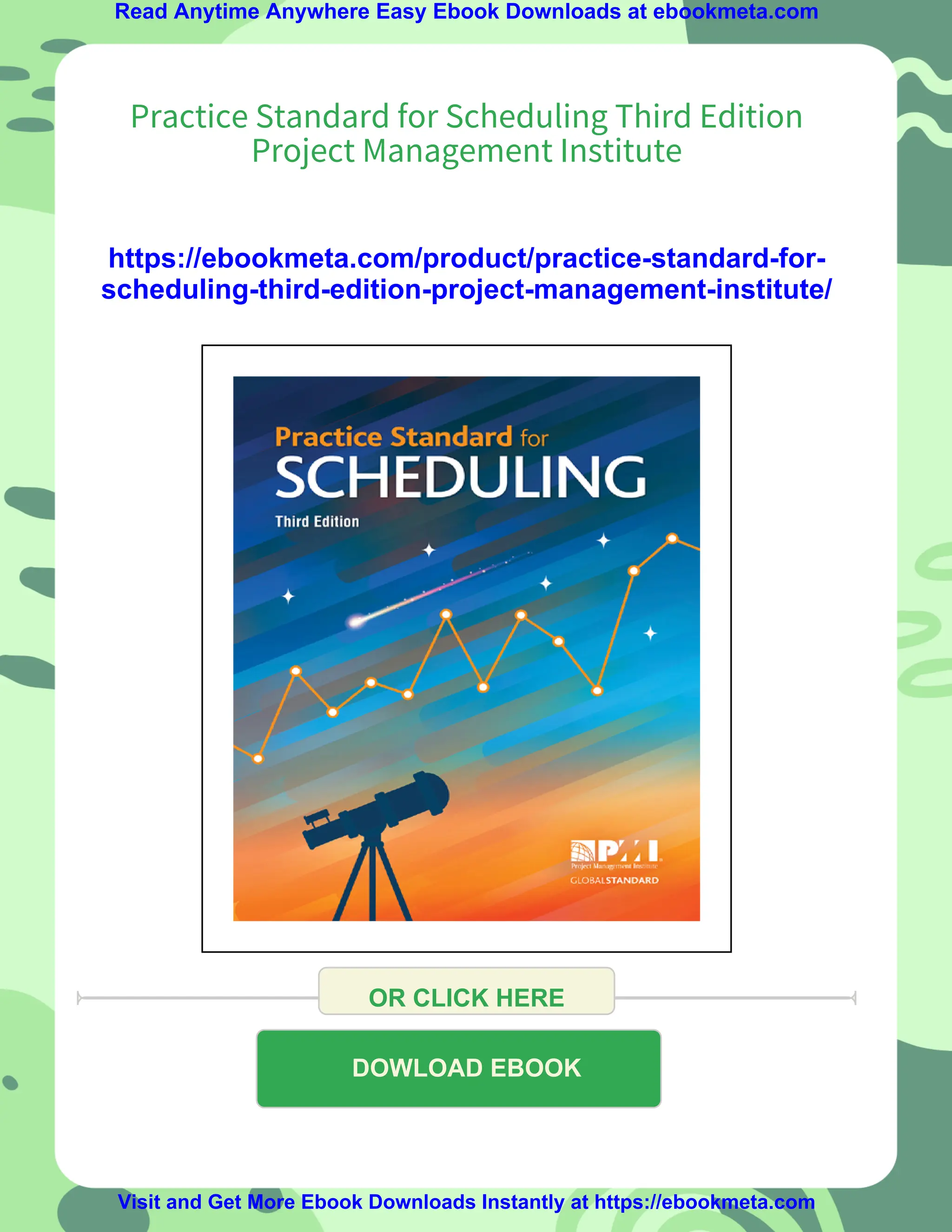 Practice Standard for Scheduling Third Edition Project Management ...