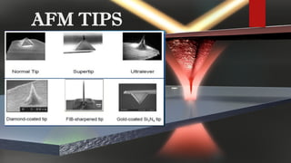 Comprehensive Overview of Atomic Force Microscopy: Principles ...