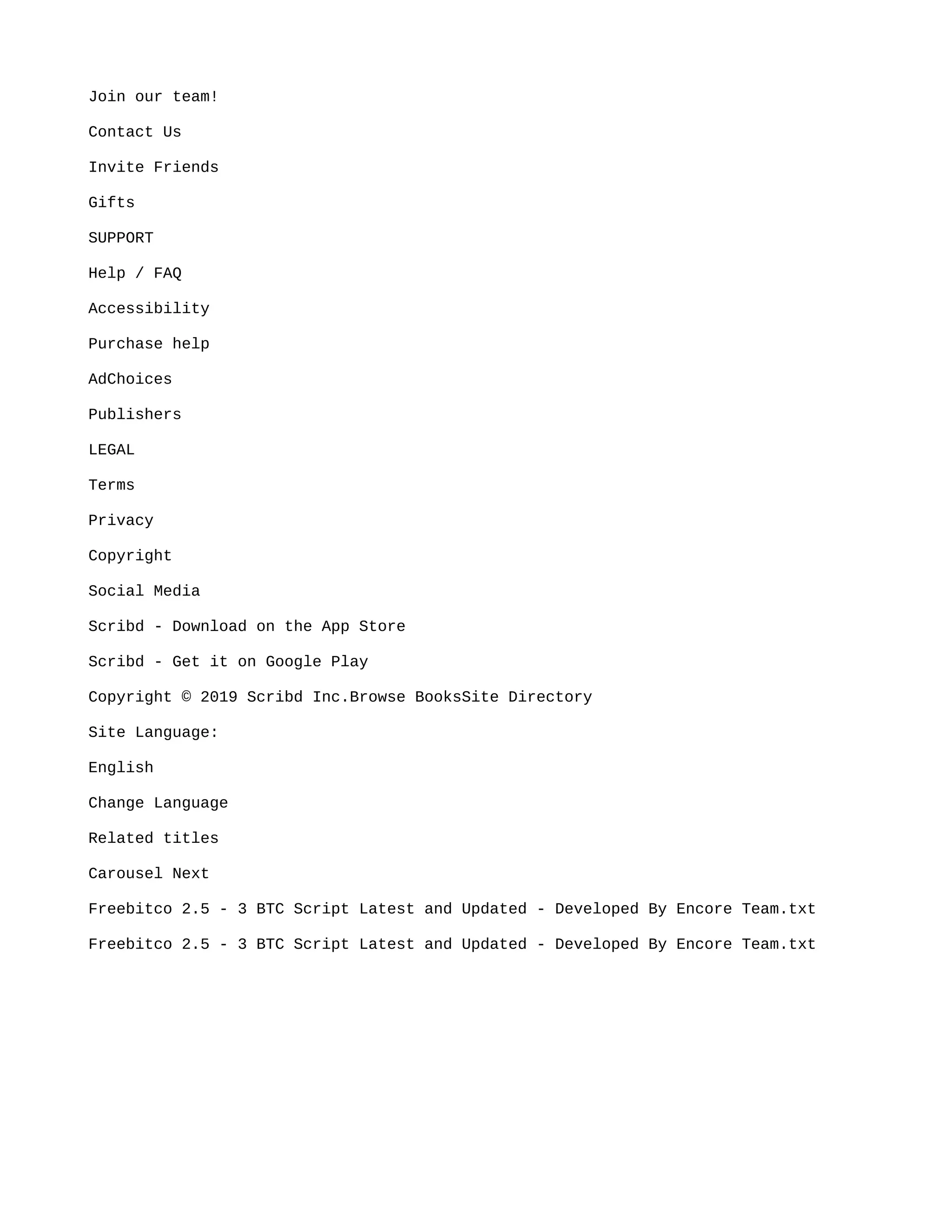 Free Bitcoin Secret Mining Script | PDF
