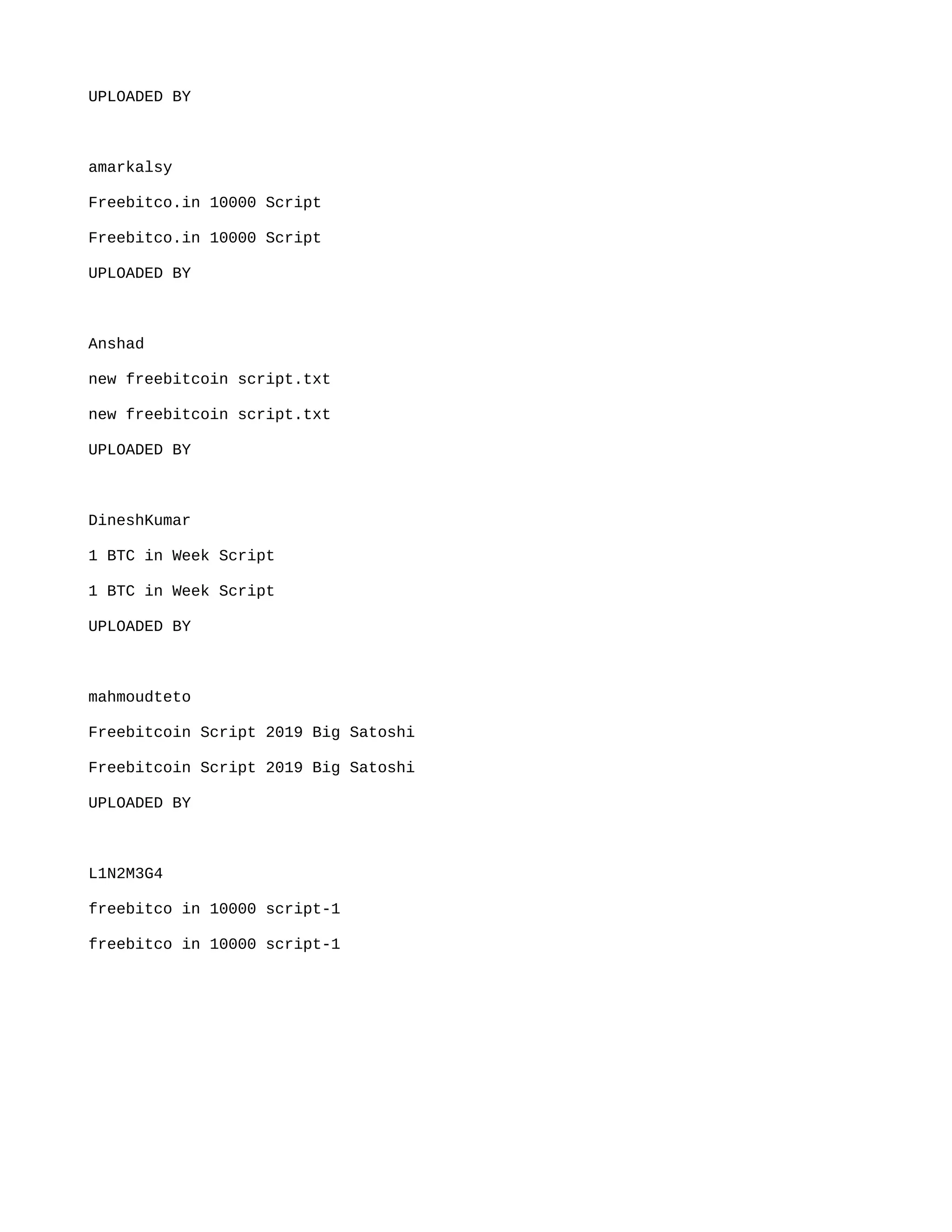 Free Bitcoin Secret Mining Script | PDF