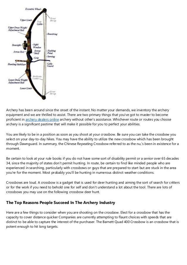 archery dealers online