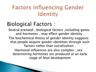 GENDER ROLES & STEREOTYPES | PPTX