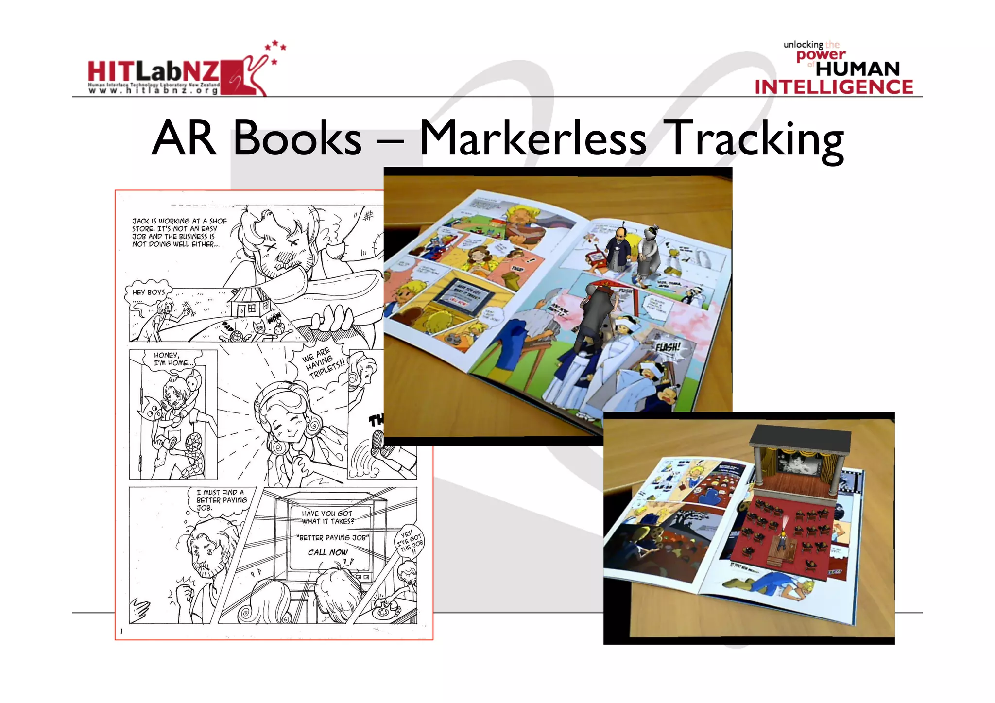 AR Books – Markerless Tracking
 