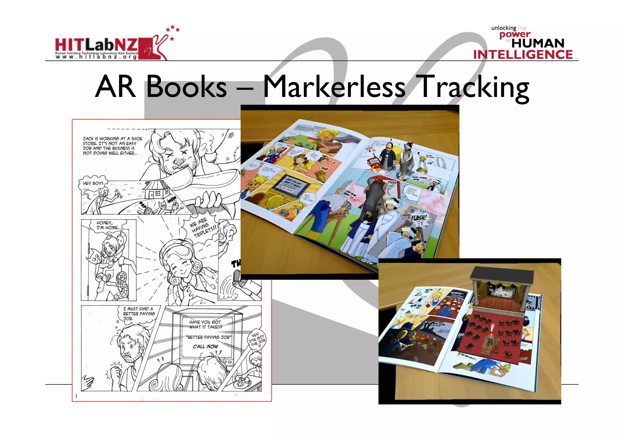 AR Books – Markerless Tracking
 