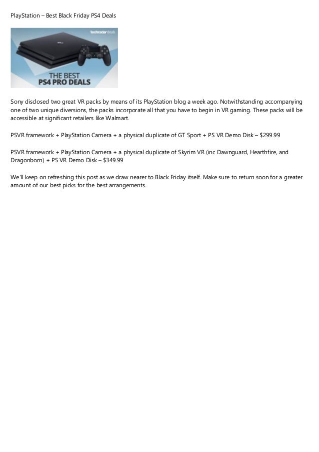 Best Black Friday Ps4 Deals Sales Walmart Best Buy Target Amazo