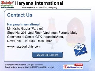 Solar Lights by Haryana International, New Delhi