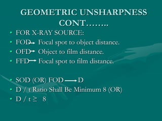 Source To Object Unsharpness Example NDT-Basic.ppt
