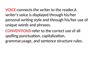 Writing Voice Comprehensive Guide to the Writing Process and Effective Writing ...