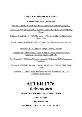 The Truth About: Black People and Their Place in World History, by Dr ...