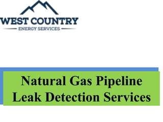 Natural Gas Pipeline
Leak Detection Services
 