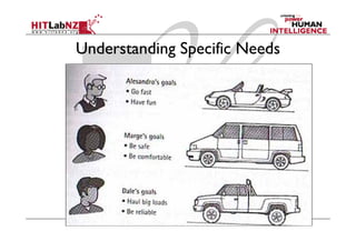 Understanding Specific Needs
 