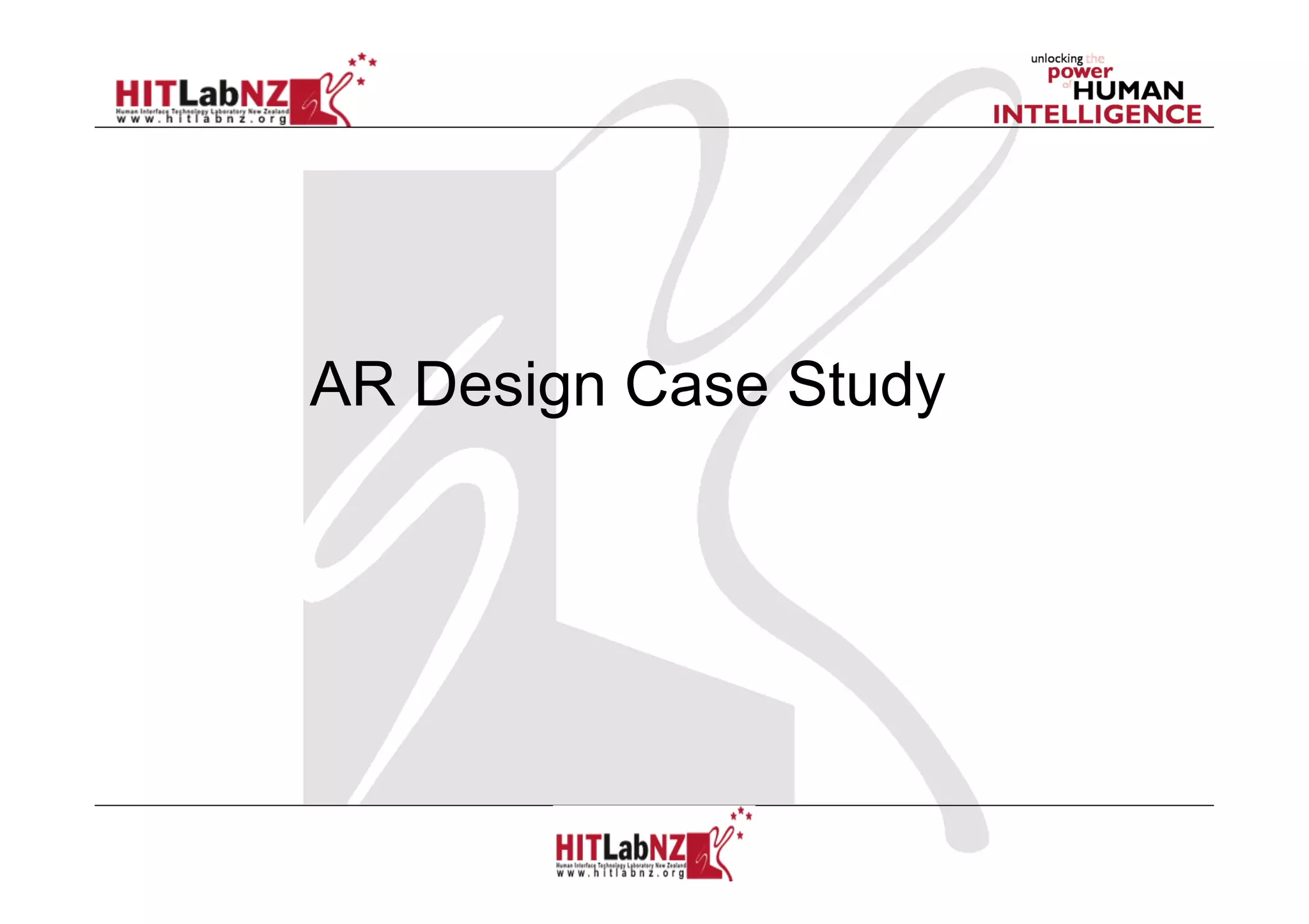 AR Design Case Study
 