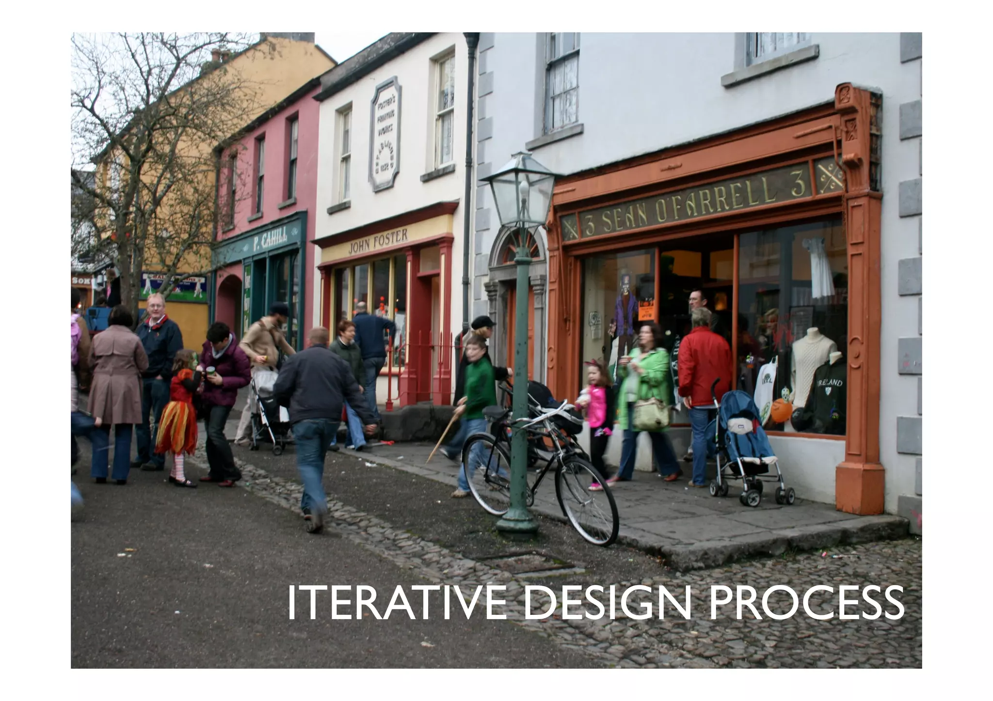 ITERATIVE DESIGN PROCESS
 