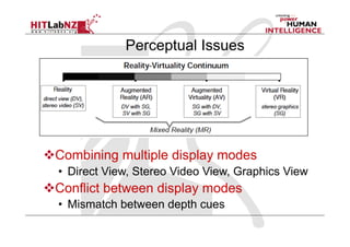 2013 Lecture 6: AR User Interface Design Guidelines | PDF