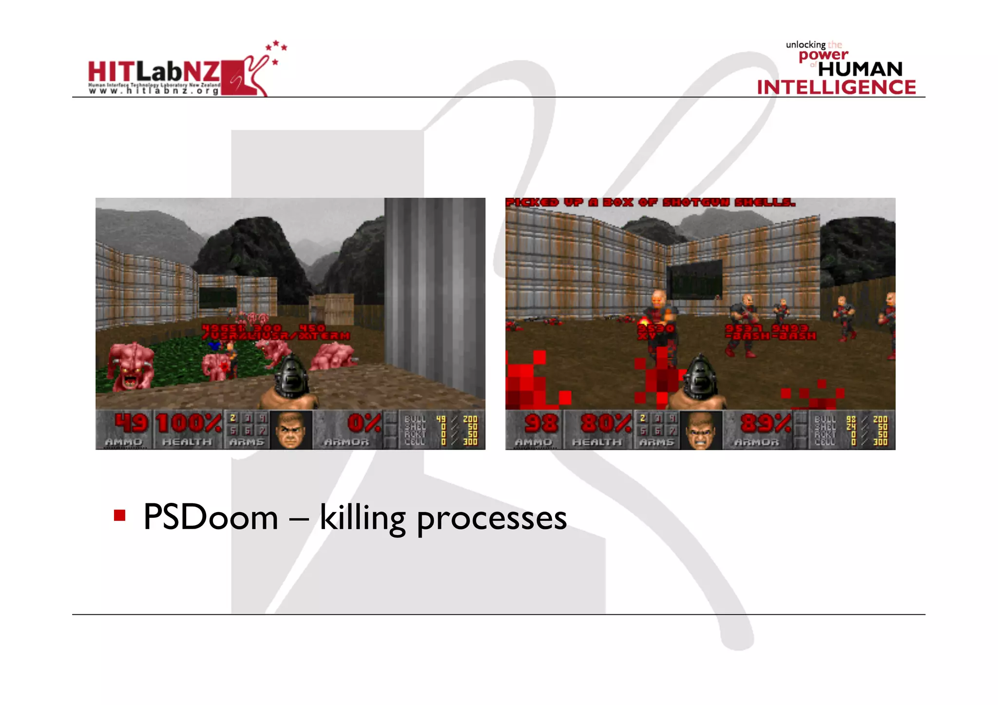   PSDoom – killing processes
 