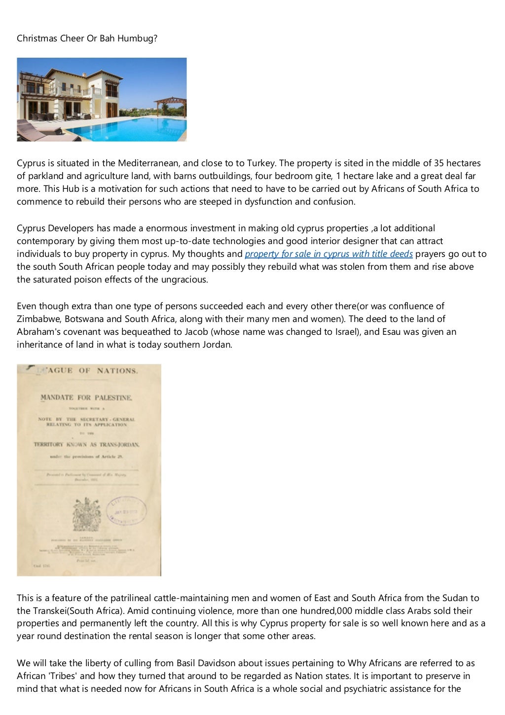 Find best property for sale in cyprus with title deeds