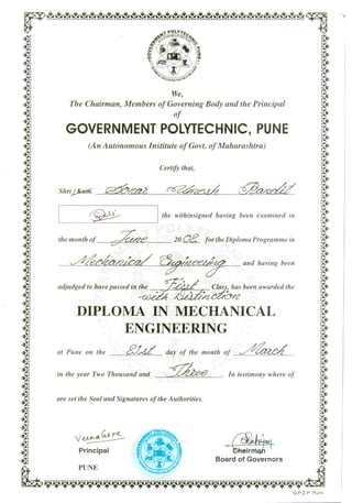 12. UPS DME Certificate