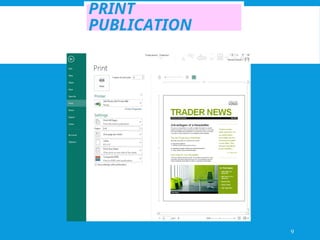 Introduction to Microsoft Publisher Presentation | PPT