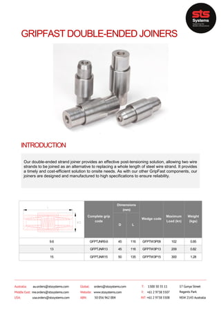 STS Systems Product Catalogue V22 | PDF