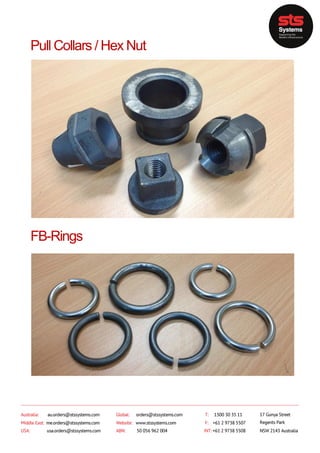 STS Systems Product Catalogue V22 | PDF