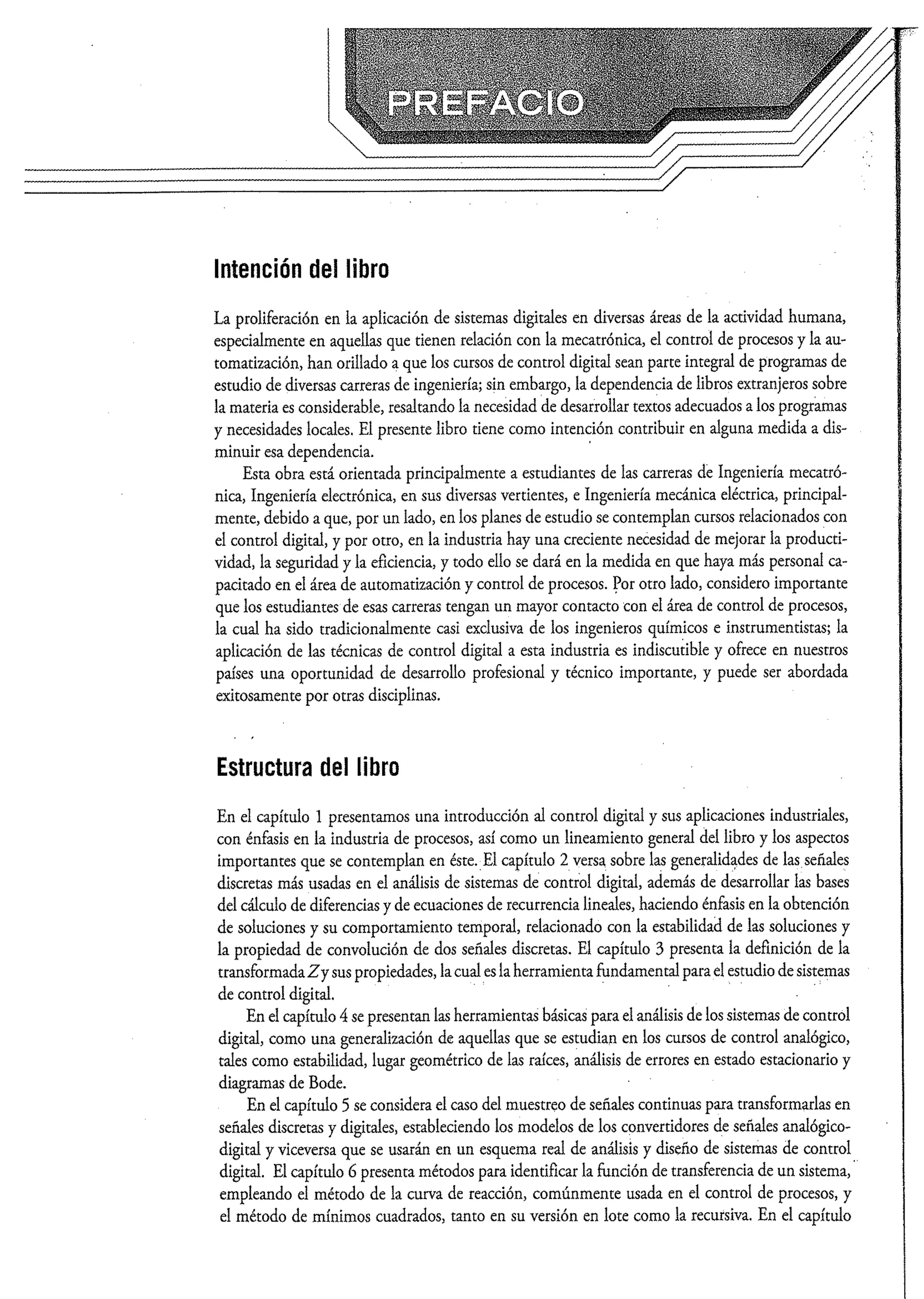 Análisis y Diseño de Sistemas de Control Digital por Ricardo Fernandez del Busto y Ezeta