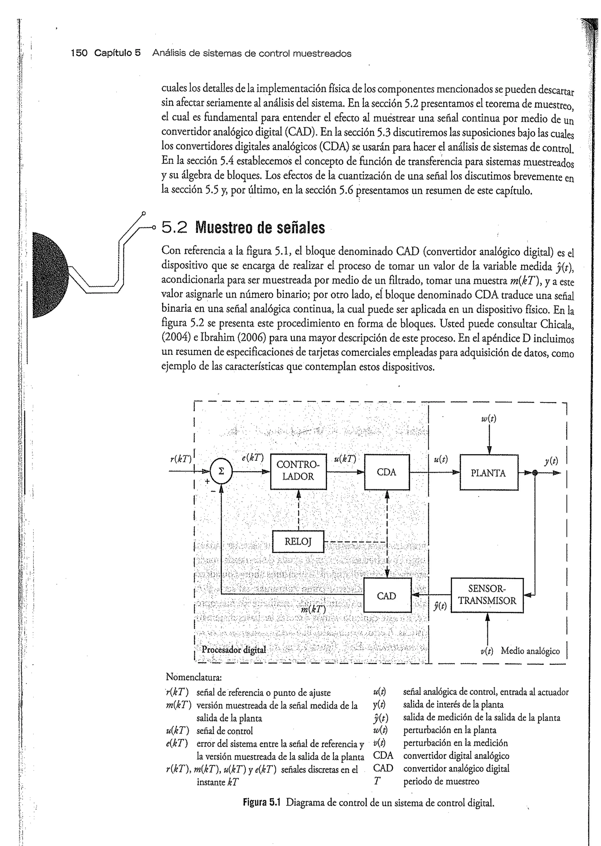 Análisis y Diseño de Sistemas de Control Digital por Ricardo Fernandez del Busto y Ezeta