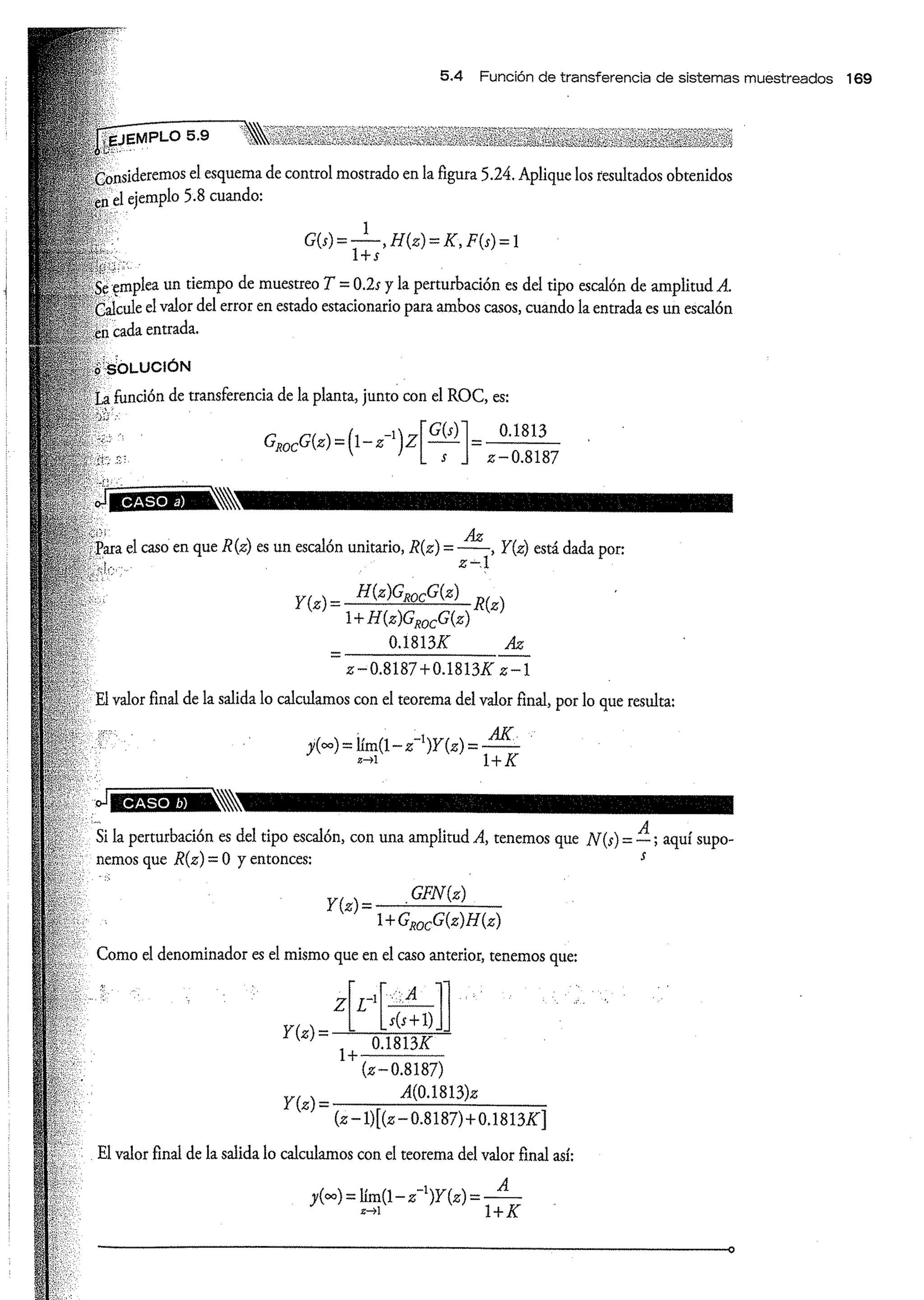 Análisis y Diseño de Sistemas de Control Digital por Ricardo Fernandez del Busto y Ezeta