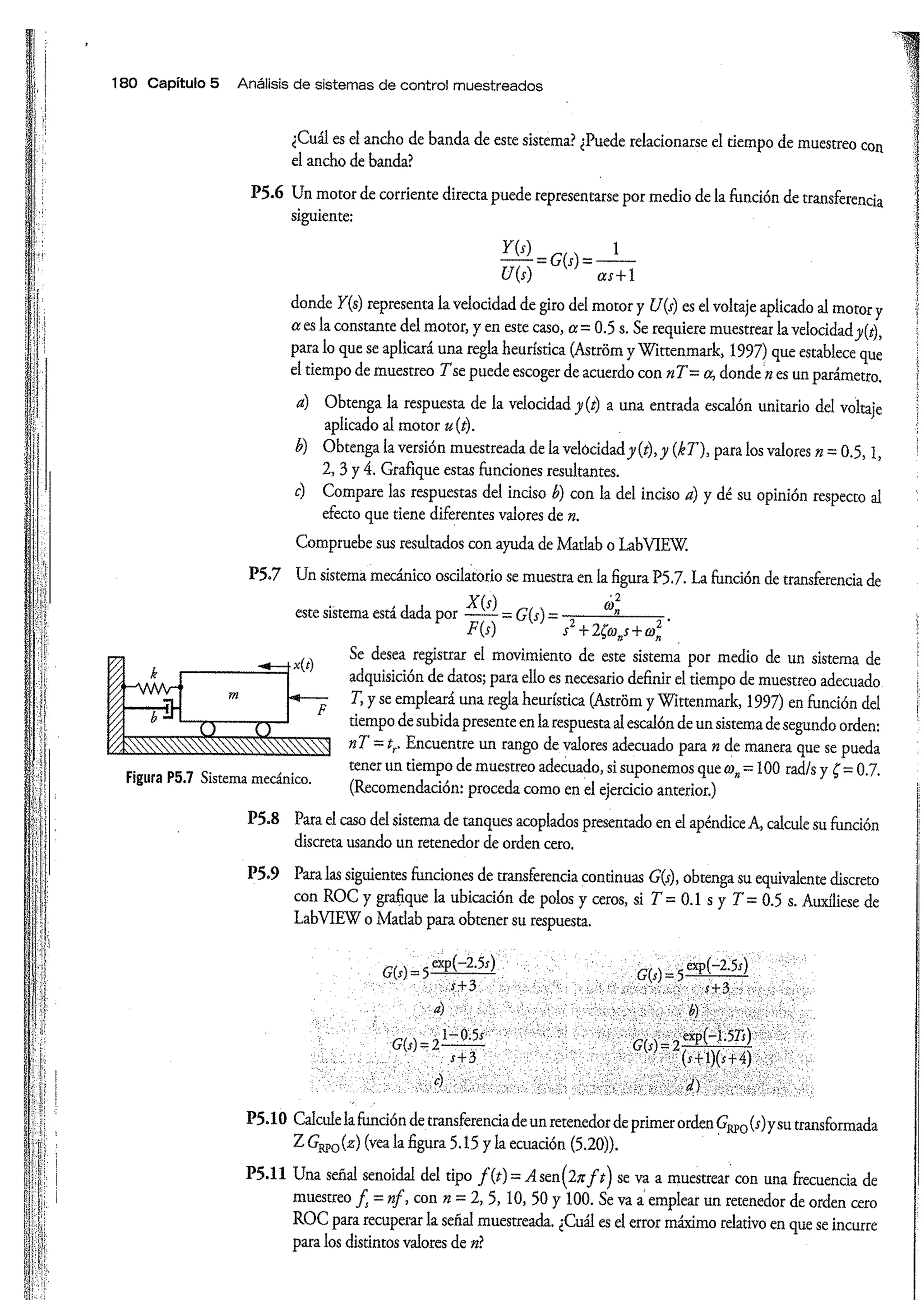 Análisis y Diseño de Sistemas de Control Digital por Ricardo Fernandez del Busto y Ezeta