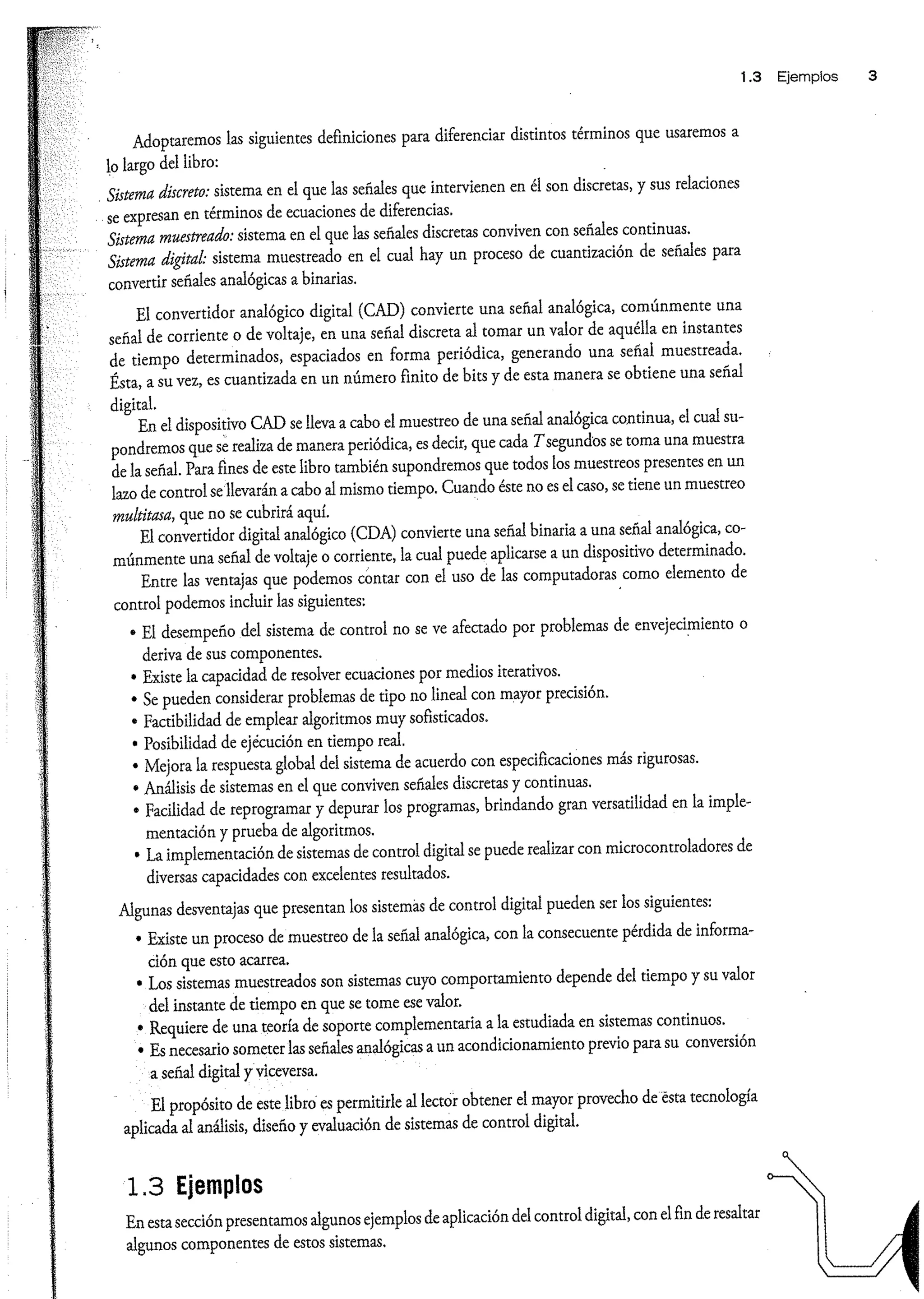 Análisis y Diseño de Sistemas de Control Digital por Ricardo Fernandez del Busto y Ezeta