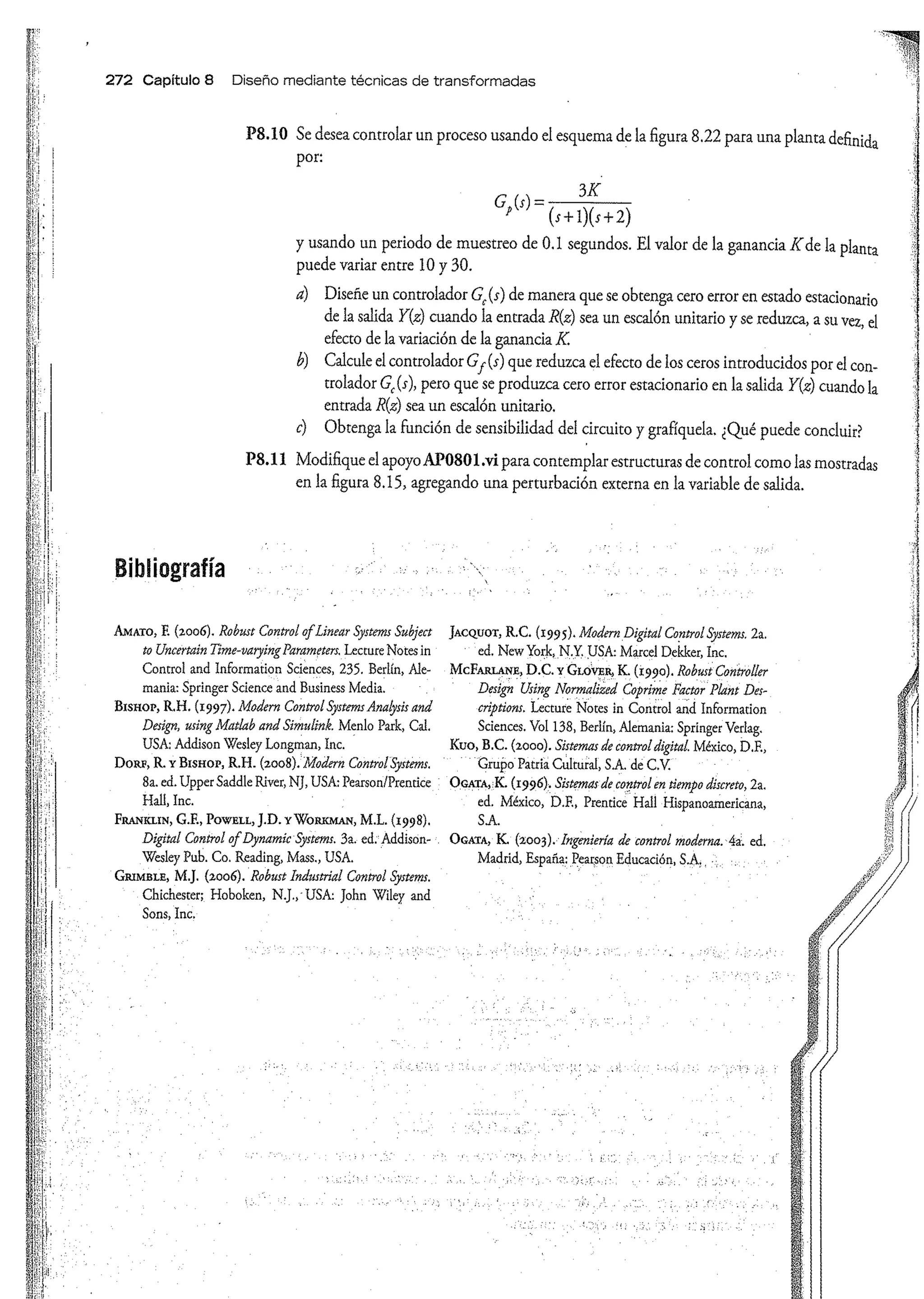 Análisis y Diseño de Sistemas de Control Digital por Ricardo Fernandez del Busto y Ezeta