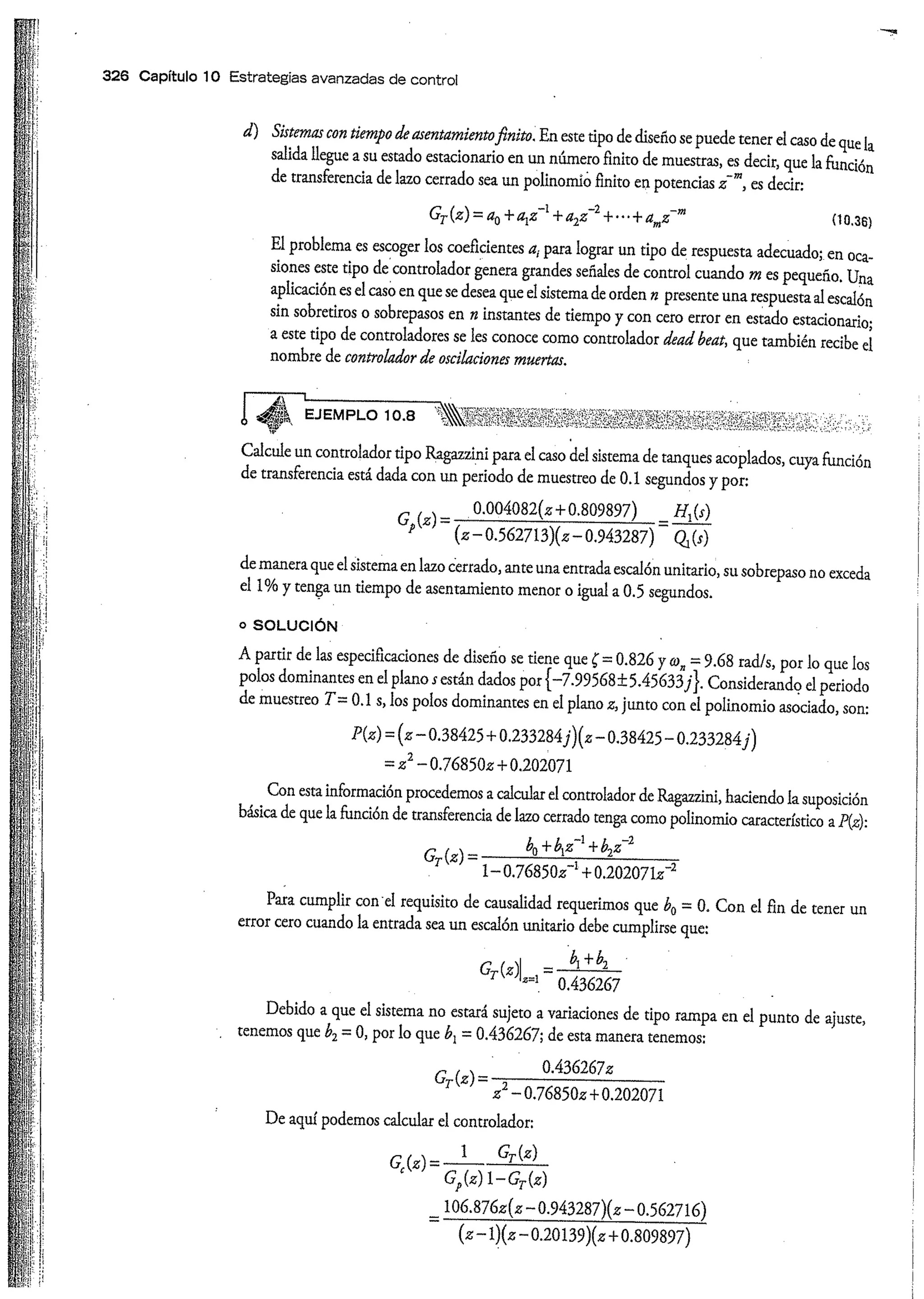 Análisis y Diseño de Sistemas de Control Digital por Ricardo Fernandez del Busto y Ezeta