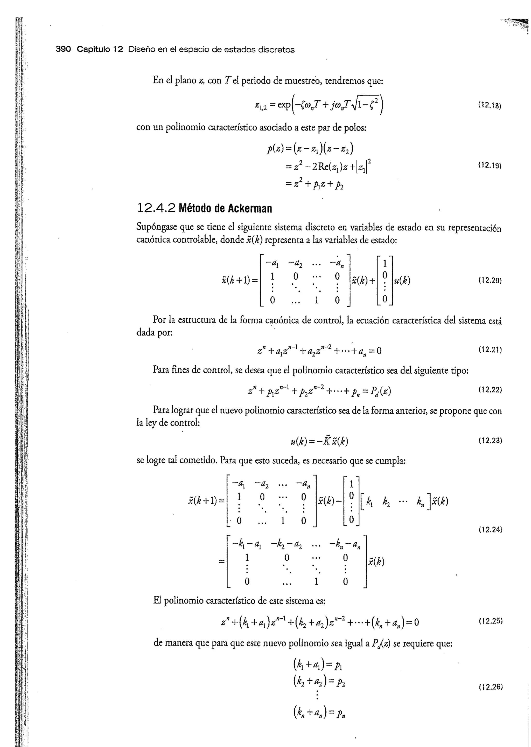 Análisis y Diseño de Sistemas de Control Digital por Ricardo Fernandez del Busto y Ezeta
