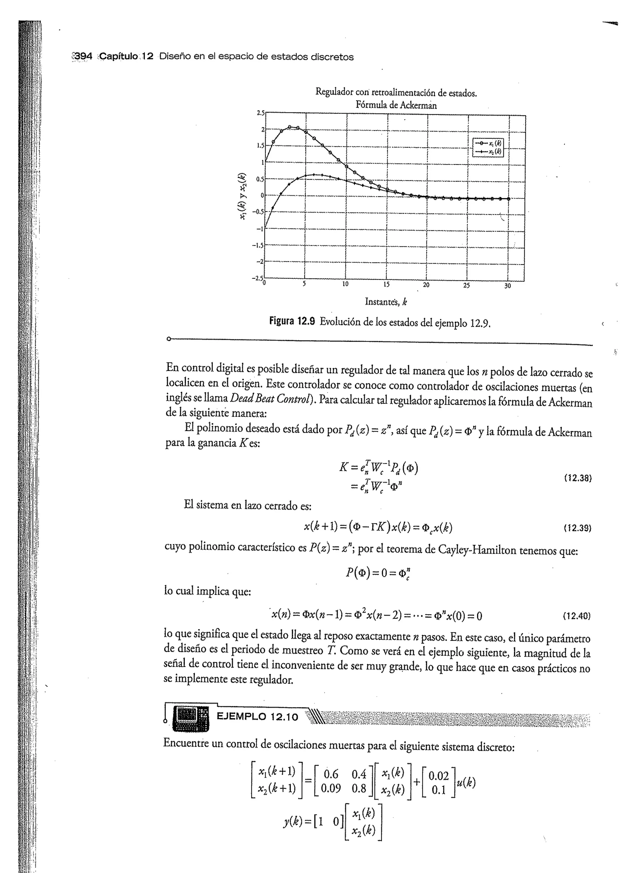 Análisis y Diseño de Sistemas de Control Digital por Ricardo Fernandez del Busto y Ezeta
