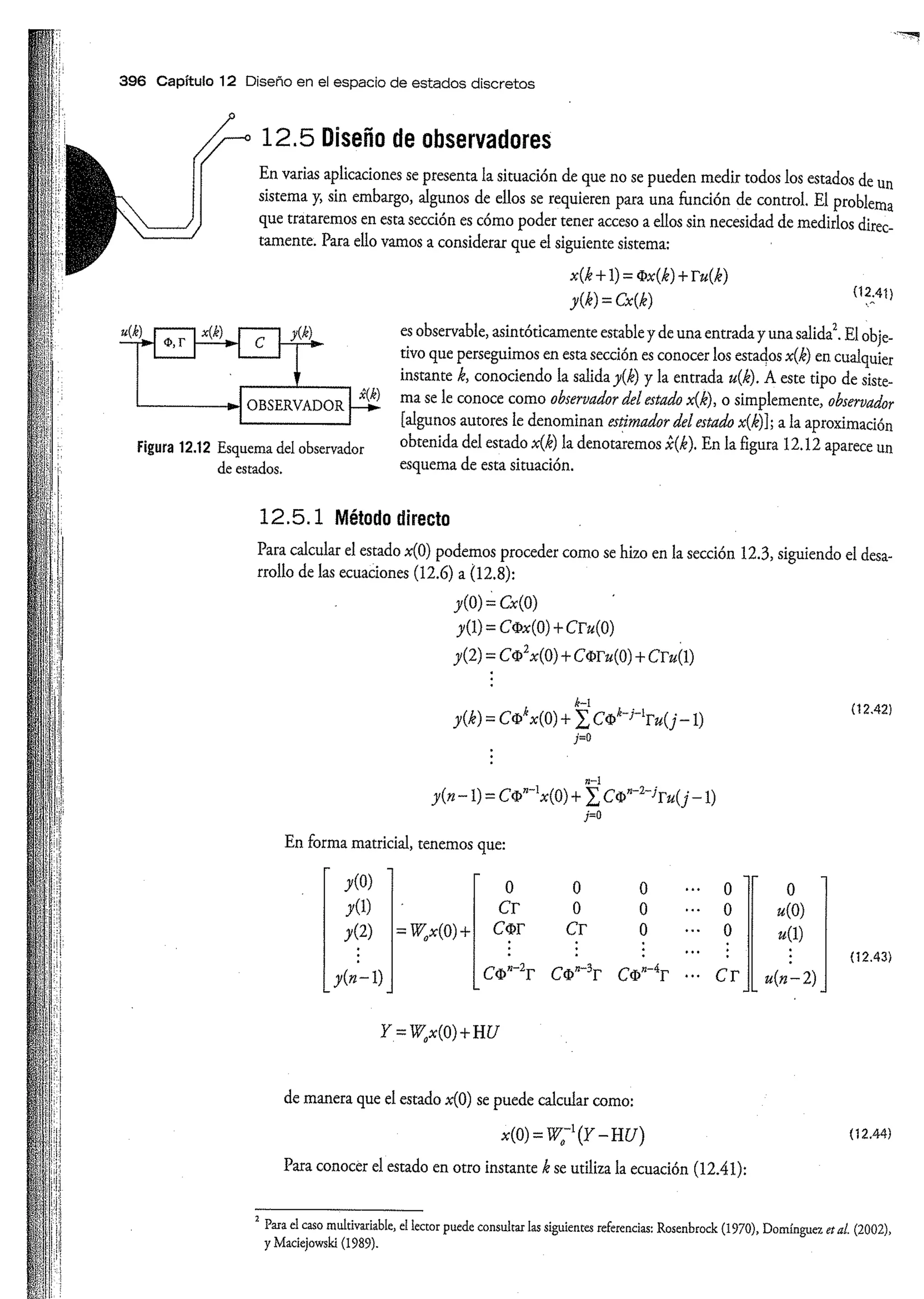 Análisis y Diseño de Sistemas de Control Digital por Ricardo Fernandez del Busto y Ezeta
