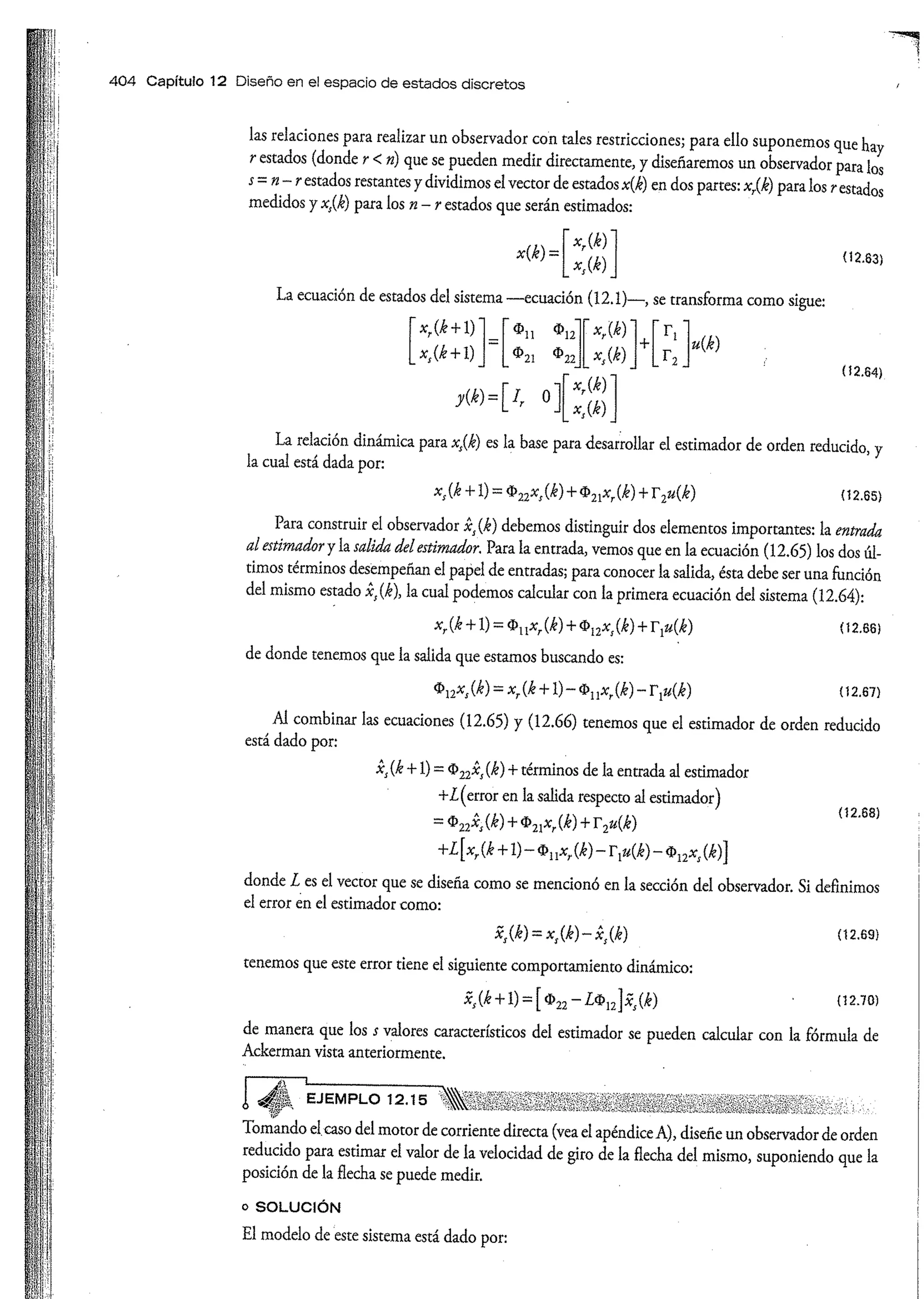 Análisis y Diseño de Sistemas de Control Digital por Ricardo Fernandez del Busto y Ezeta