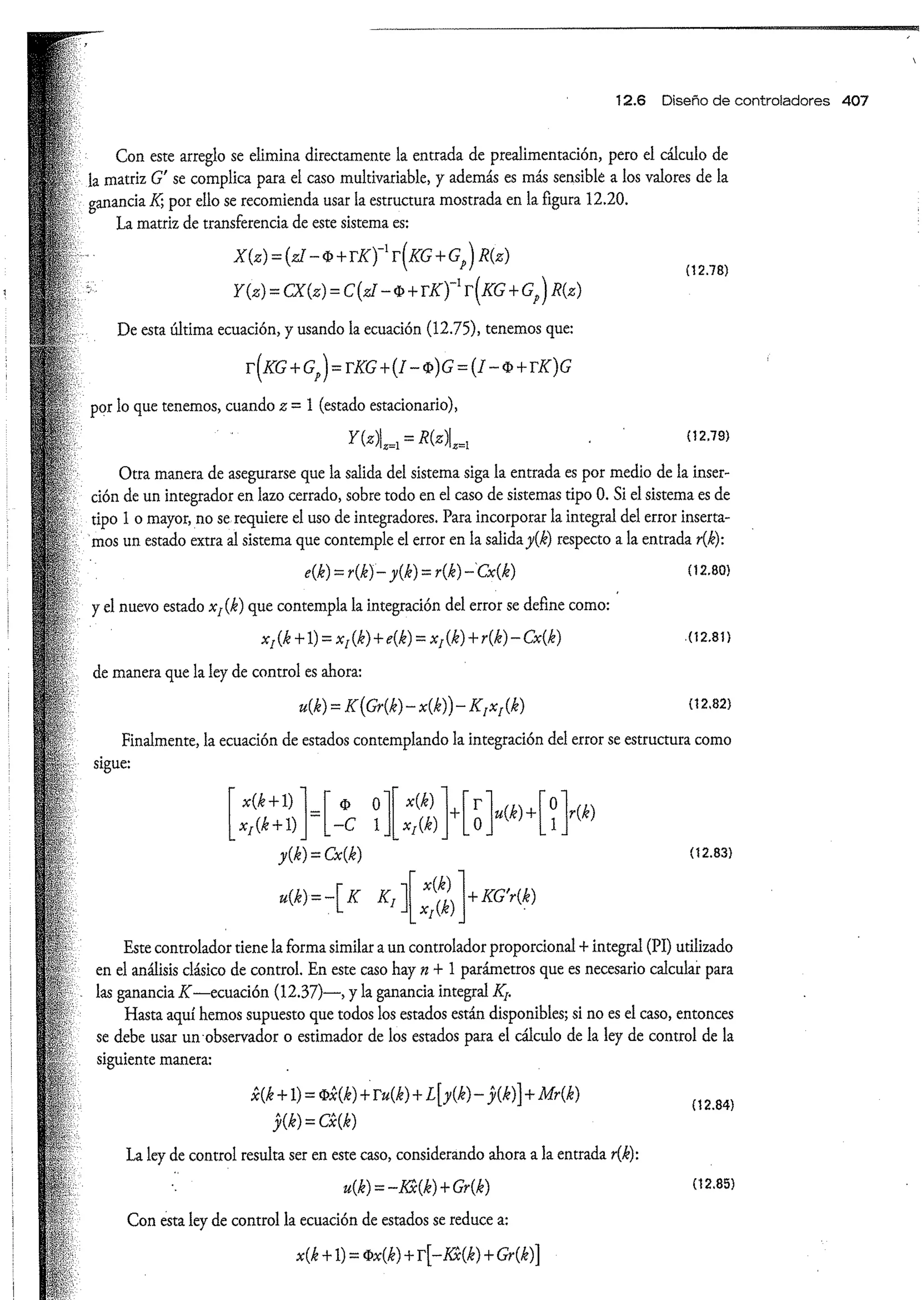 Análisis y Diseño de Sistemas de Control Digital por Ricardo Fernandez del Busto y Ezeta