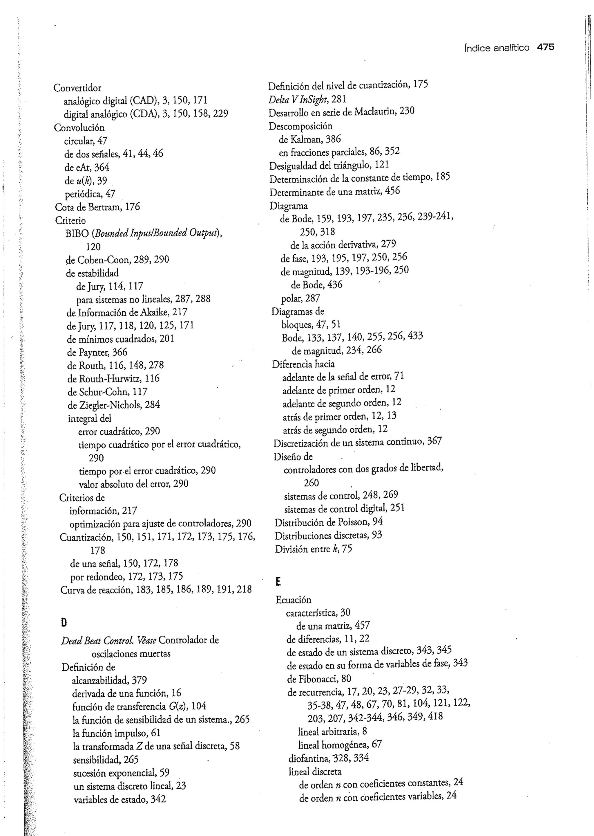 Análisis y Diseño de Sistemas de Control Digital por Ricardo Fernandez del Busto y Ezeta