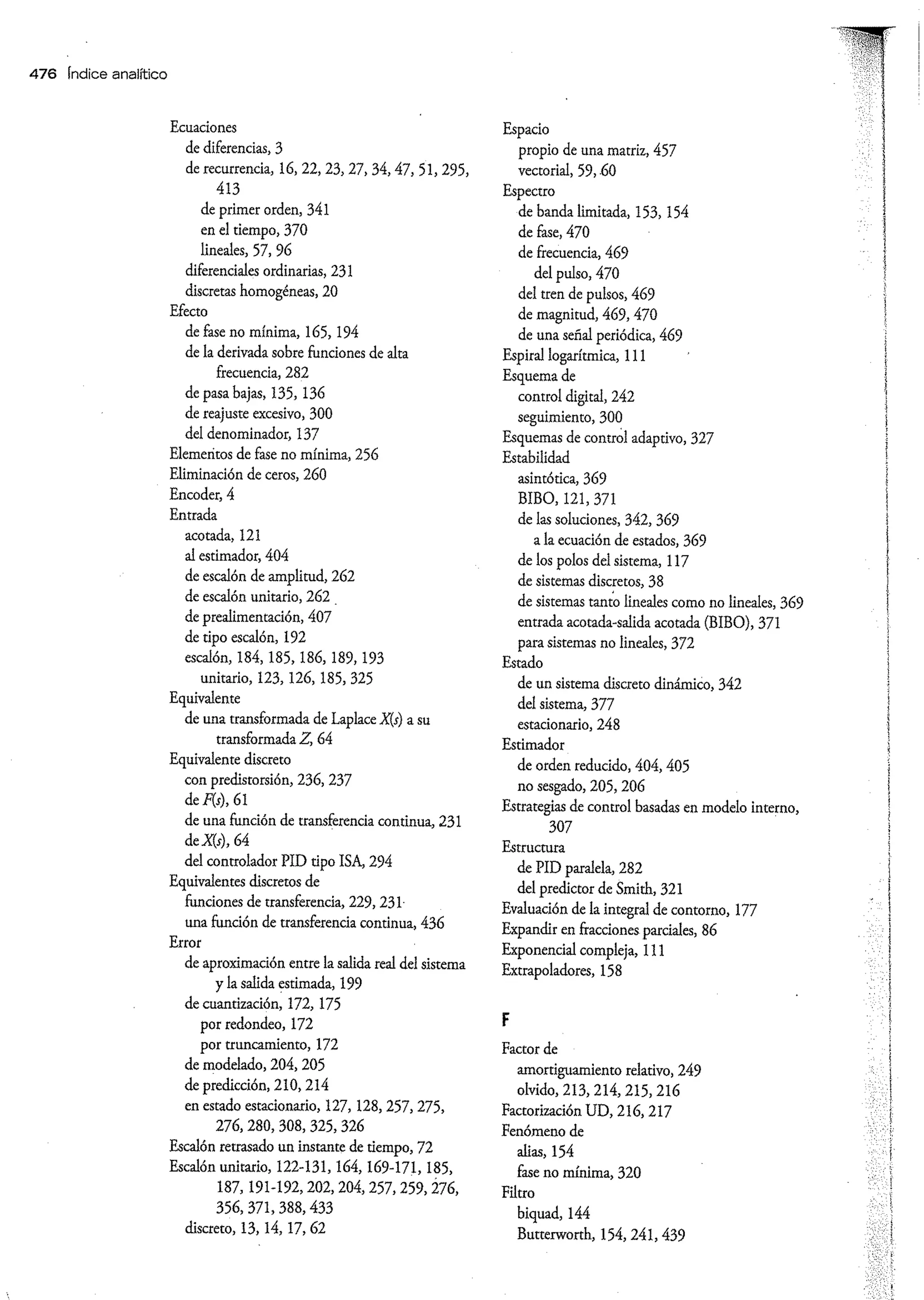 Análisis y Diseño de Sistemas de Control Digital por Ricardo Fernandez del Busto y Ezeta